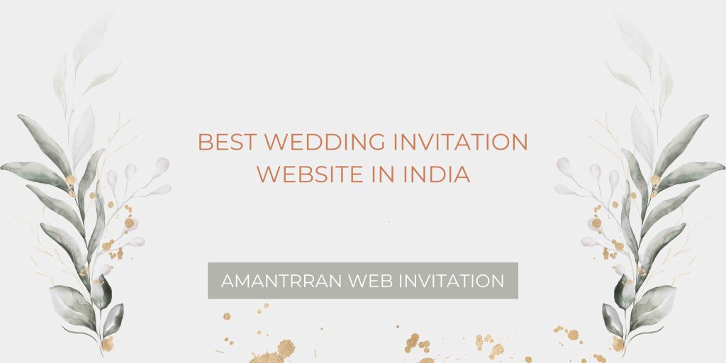 Best wedding invitation website in india - Amantrran web invitation - Amantrran Web Invitation