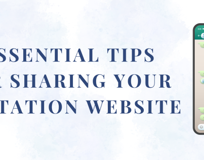 Essential Tips for Sharing Your Wedding Invitation Website