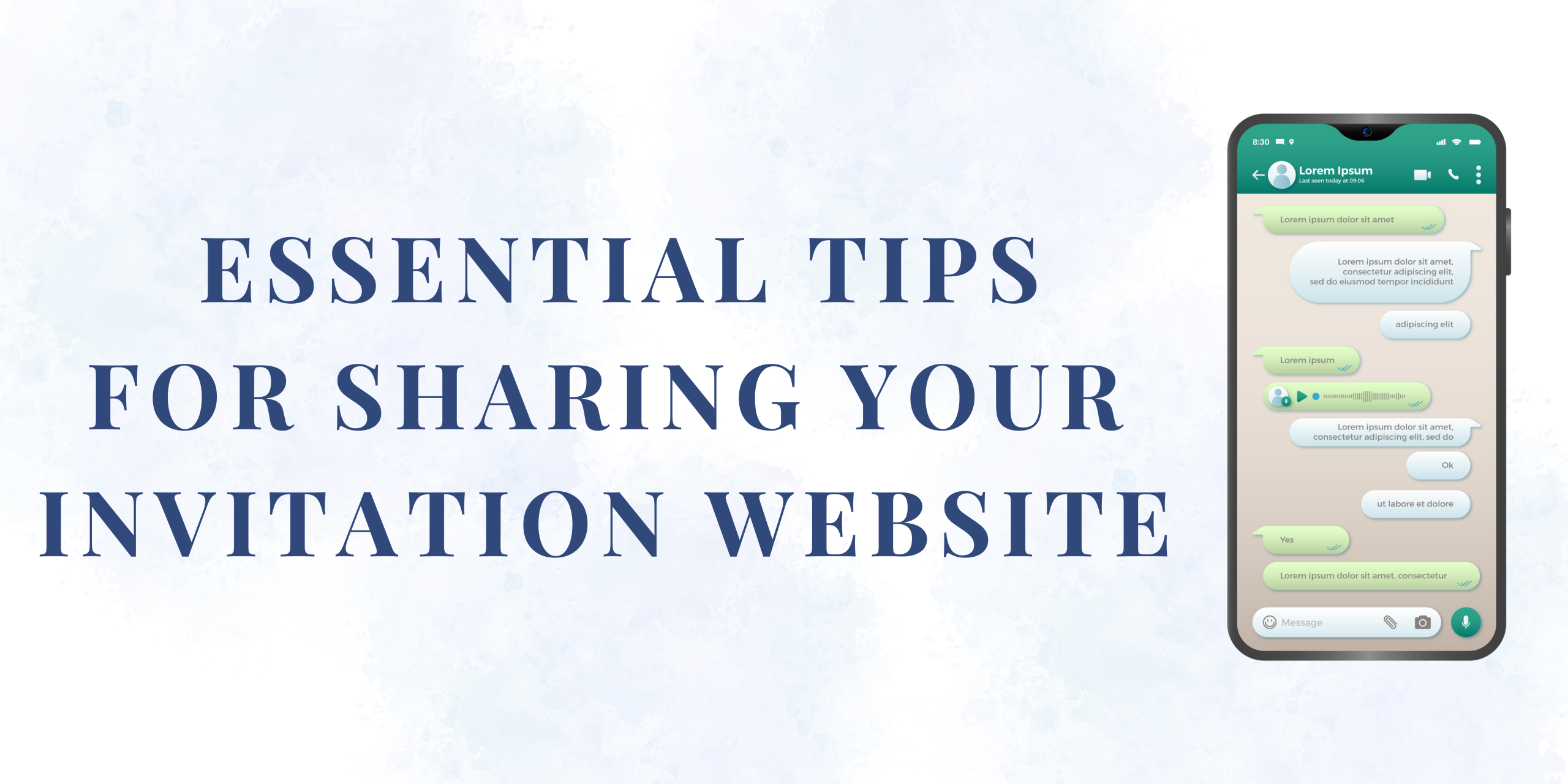 Essential Tips for Sharing Your Wedding Invitation Website